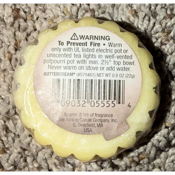 6 Yankee Candle Buttercream Potpourri Wax Tarts New - Picture 4 of 5
